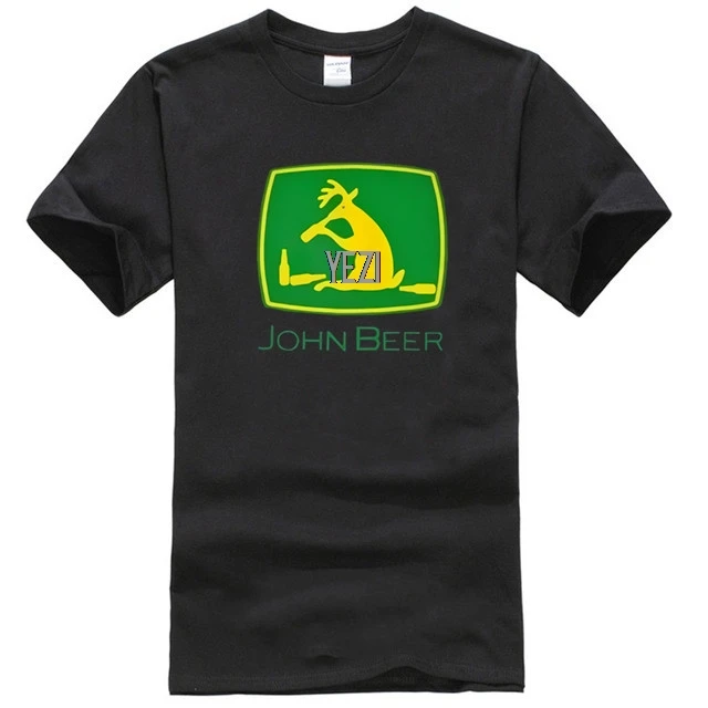 Uxceng Moški T-shirt John Pivo Traktorja