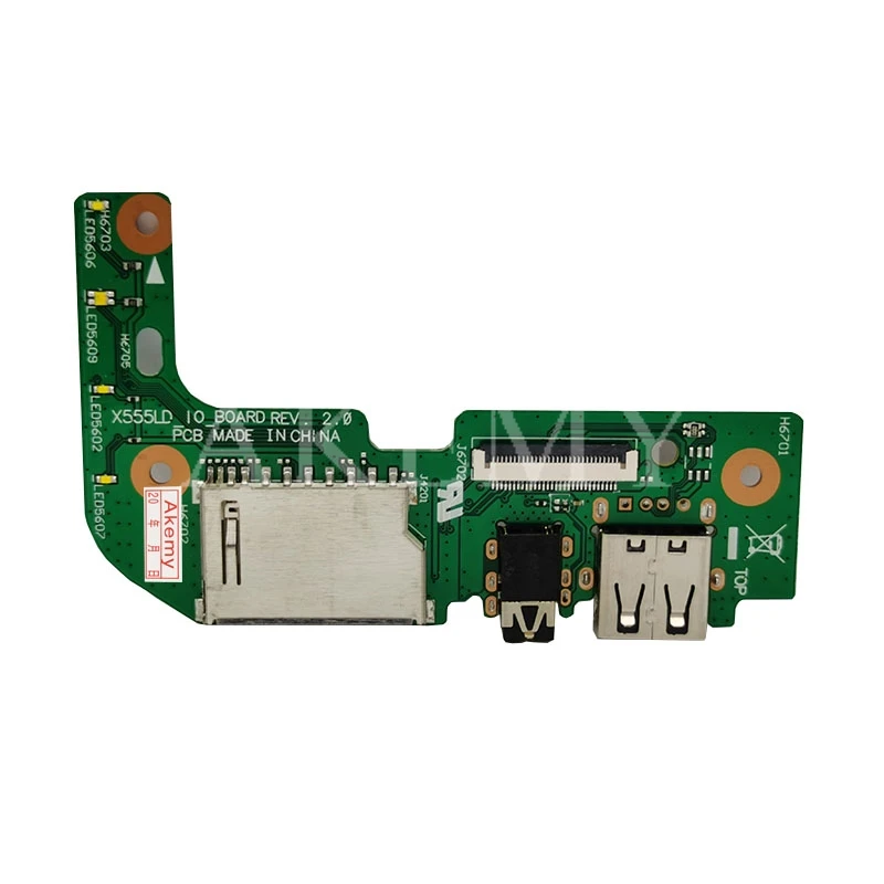 XinKaidi Original Za ASUS X555 X555L X555LD X555LD_IO USB AUDIO CARD READER ODBOR REV:2.0 MB Testirani Hitro Ladjo