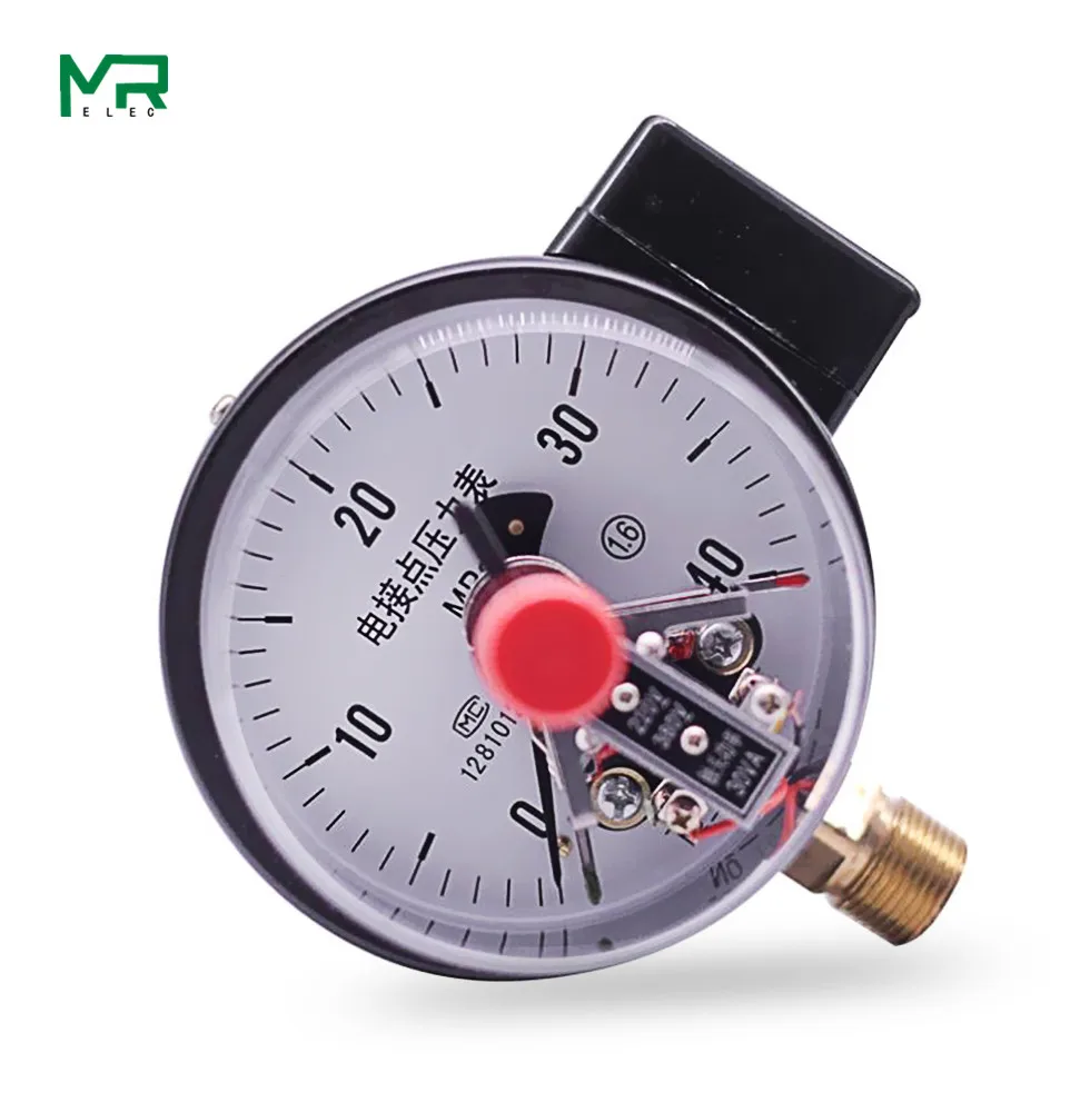 Yxc-100 magnetni pomočnik električni kontaktni manometer 0-40 1.6 Mpa 220V / 380V