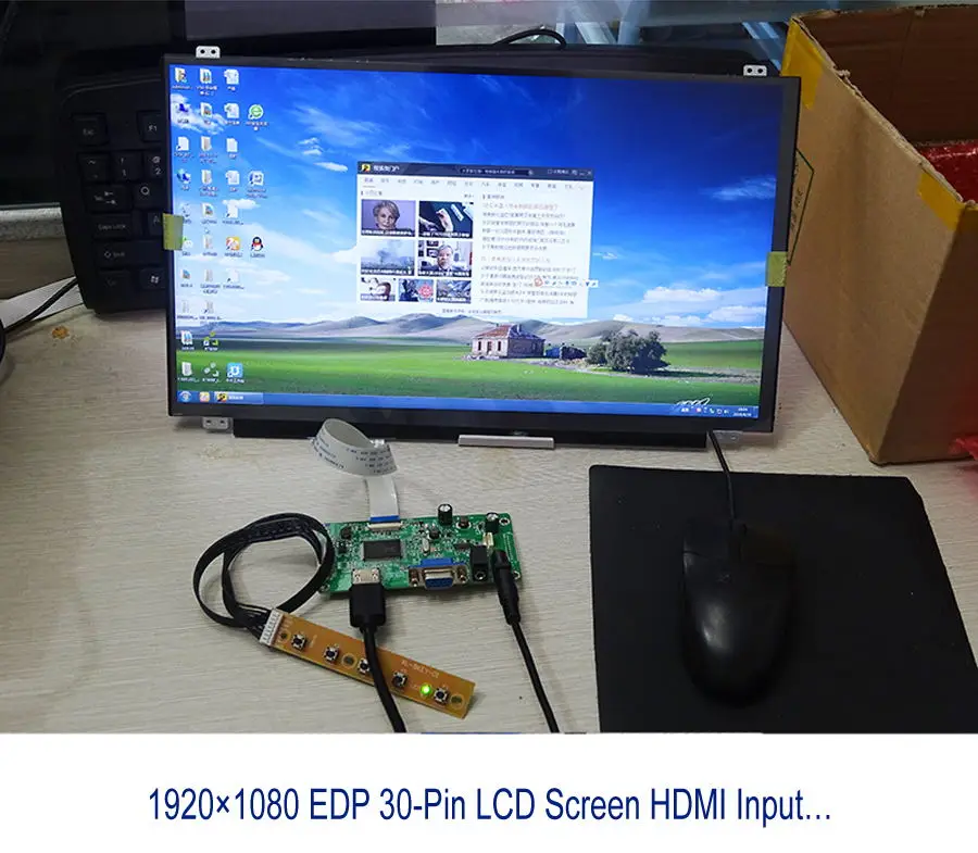 Za LP156WF6(SP)(H1)/(SP)(H2)/(SP)(H3) LED DRIVER EDP HDMI ZASLON EDP LCD DIY 15.6