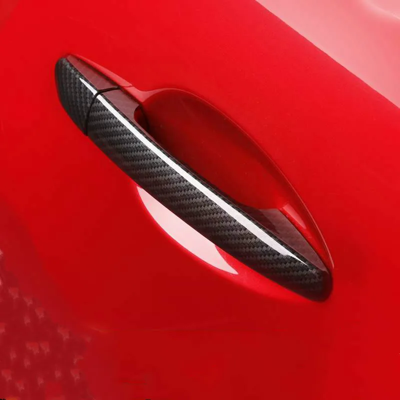 Za Mazda CX-8 CX8 CX 8 2019 2020 Styling Ogljikovih Vlaken Chrome Vrata Avtomobila Ročaj Kritje Trim Avto Dodatki
