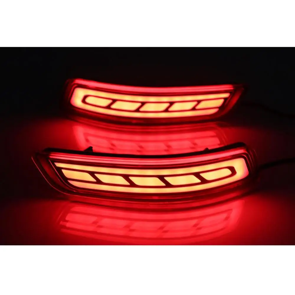 Za Toyota corolla Altis-2018 LED Zadnji Odbijač Reflektor Svetilka deluje Kot Gonilna Luč Zavorna luč Dinamične Turn luči