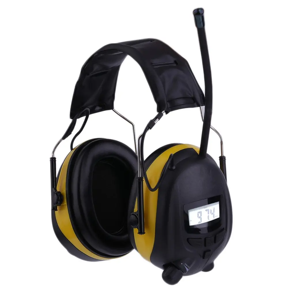 Zmanjšanje hrupa MultifunctionHeadphones LCD-Zaslon HiFi Bass sistem Stereo Slušalke Brezžične Slušalke FM Radio Slušalke Earmuff