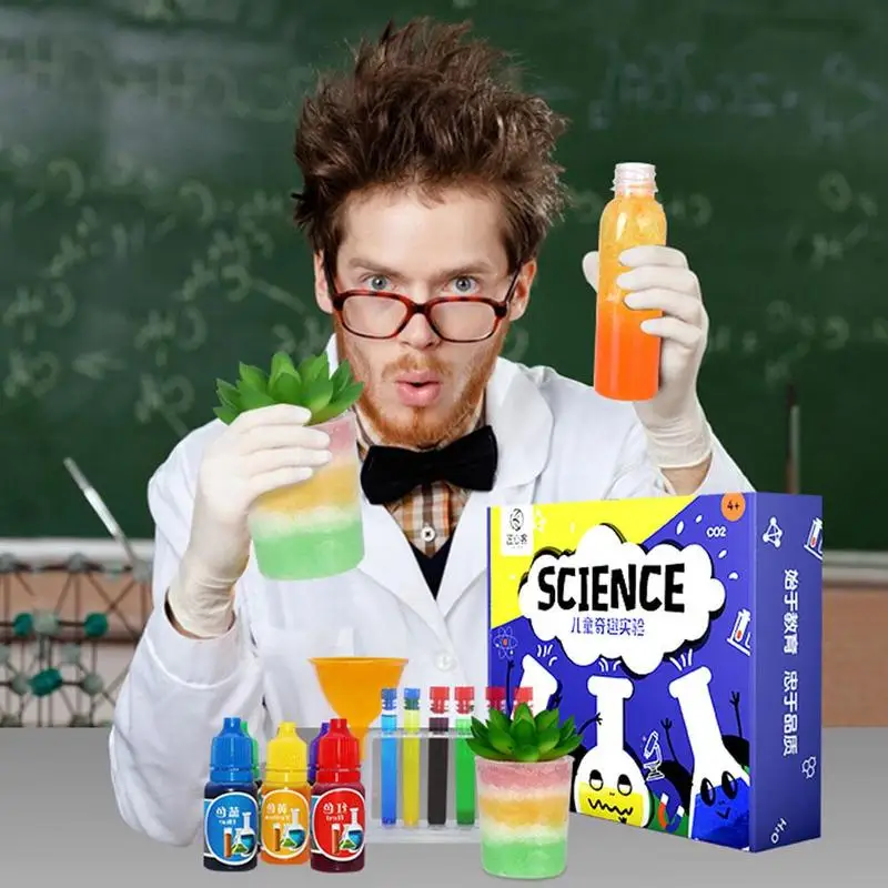 133PCS Otrok Znanost Eksperiment Nastavite DIY Ročno Majhne, zaradi Česar osnovnošolce Fizikalna Kemija učni Pripomočki Igrače