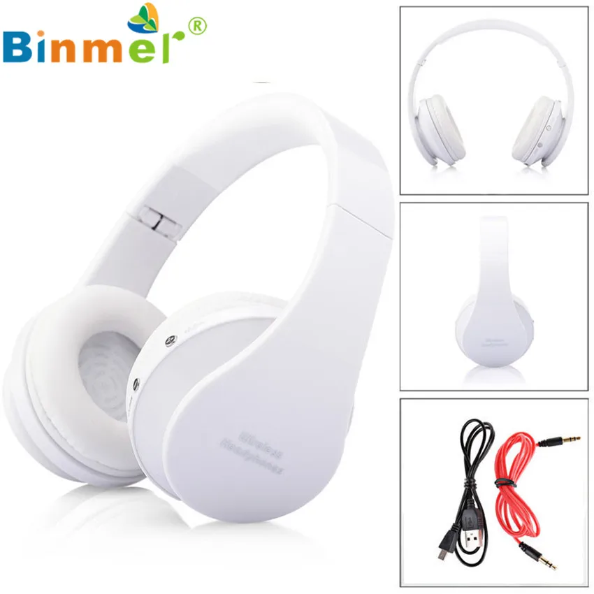 #15 2016 Vroče Prodaje Stereo Glasbe, Slušalke Slušalke z Mikrofonom Handband Zložljive Brezžični Glasbeni Bluetooth Slušalke