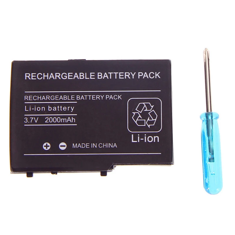 1pc/2Pcs 2000mAh 3,7 V Litij-ionska Baterija Za Nintendo DS Lite NDSL Zamenjava Baterije Z Mini Izvijač