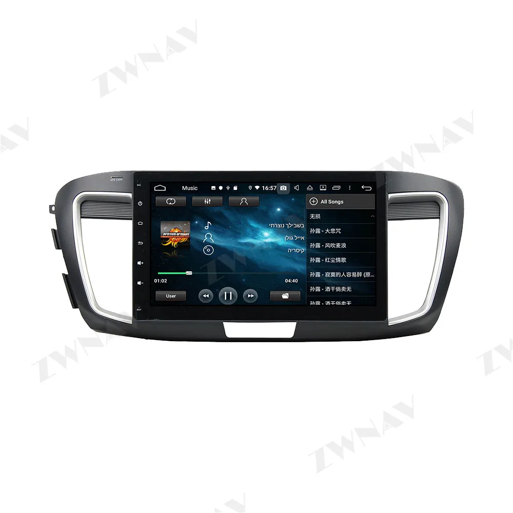 2 din Android 10.0 zaslon Avto Multimedijski predvajalnik Za Honda Accord 9 2012-2017 audio stereo radio GPS navi vodja enote auto stereo