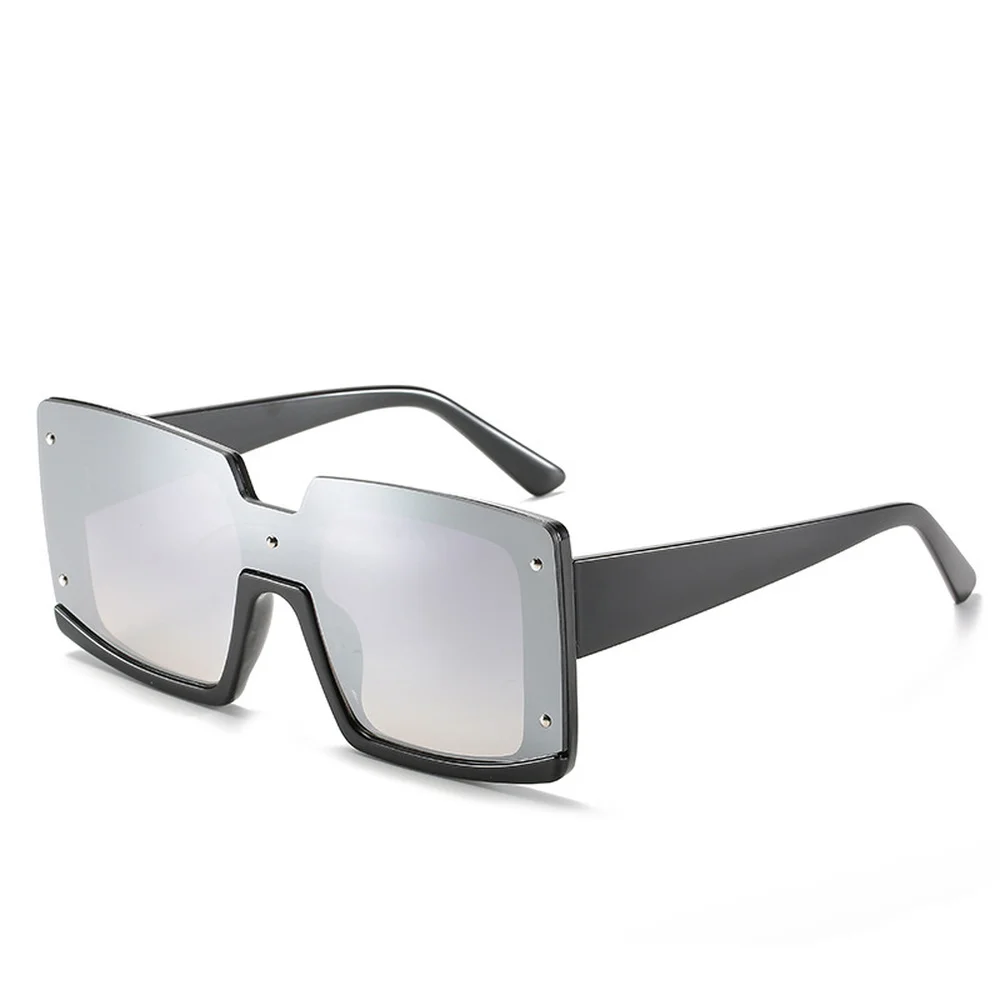2020 Novim Velikim Okvirjem Kvadratnih Moški Ženske sončna Očala Pisane Enem Kosu Objektiv Eye Glasses Debel Okvir Zakovice Buljiti UV400 Odtenki Oculos