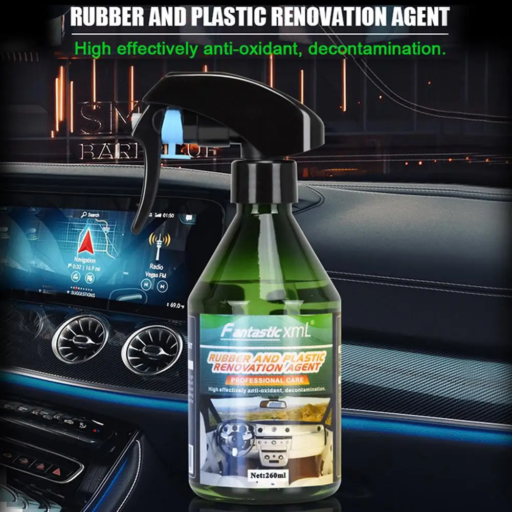260ml Avto Plastično Prevleko Restavrator Tire Spray lak Gume Obnovo Agent Nano Premaz Avtomobilske Plastike Renovatio Dropshipping