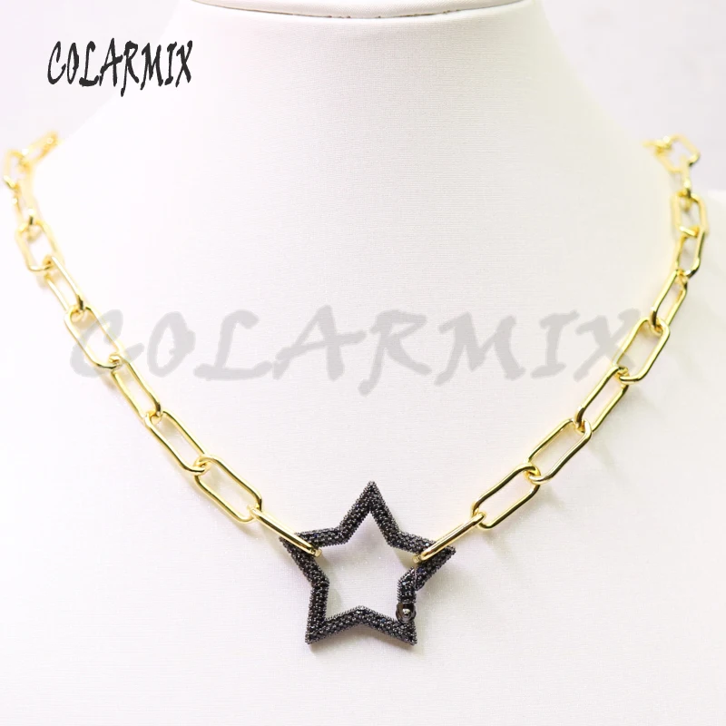 3strands Star ogrlica kristalno cirkon nakit neklcace modni nakit hrambe kakovosti pribor za ženske 50959