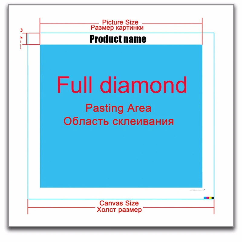 5D DIY Celoten Kvadratni diamond slika 