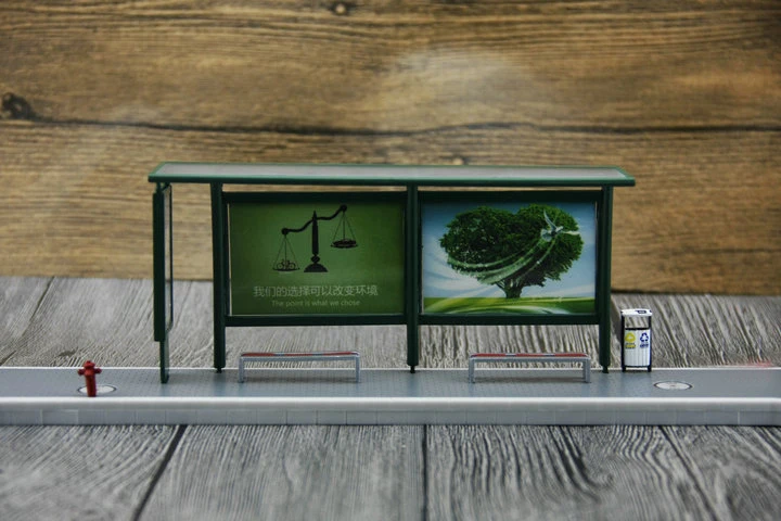 Avtobus platformo modela je mogoče doseči z 1:431:42 avtobus kažejo scene Scene model
