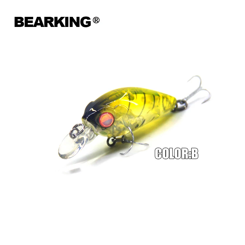 Bearking 2018 kot nalašč strokovni A+ ribolov vab,8color za izberite mini ročice 35mm 3.5 g opustitvi potop 1m pisanec težko vabe