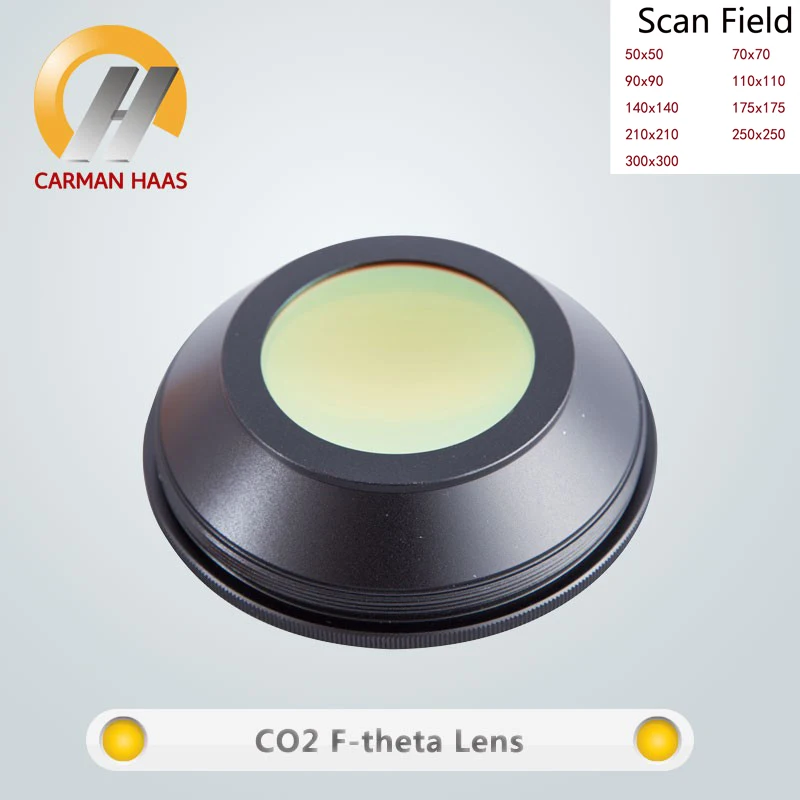 Carmanhaas Co2 Laser F-Theta Optično branje Objektiv ZnSe Skenerji Področju 210*210mm Dia. 48 mm za Lasersko Označevanje