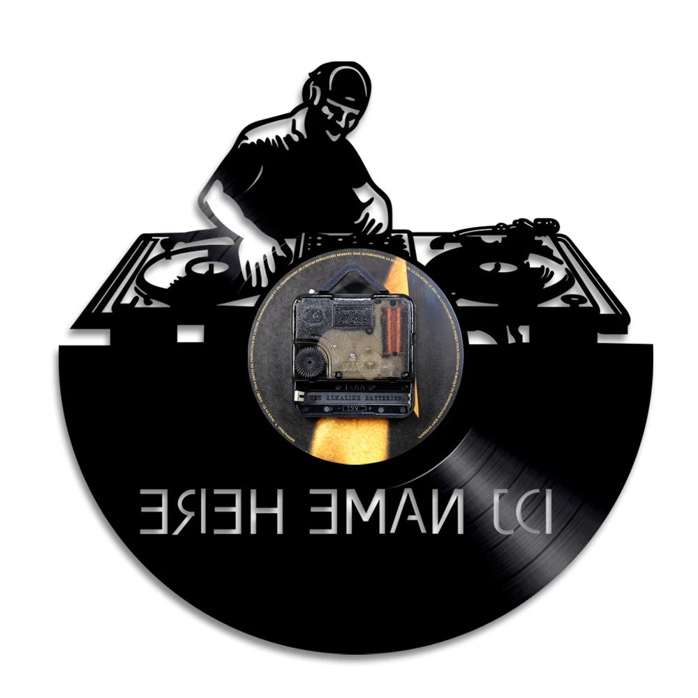 DJ Ustvarjalne LP Vinyl Stenske Ure Glasbe Led Razsvetljave Osebna 12