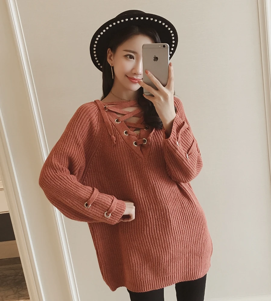 Fv1707 2019 nove jesensko zimske ženske modni priložnostne toplo lep Pulover puloverju korejski