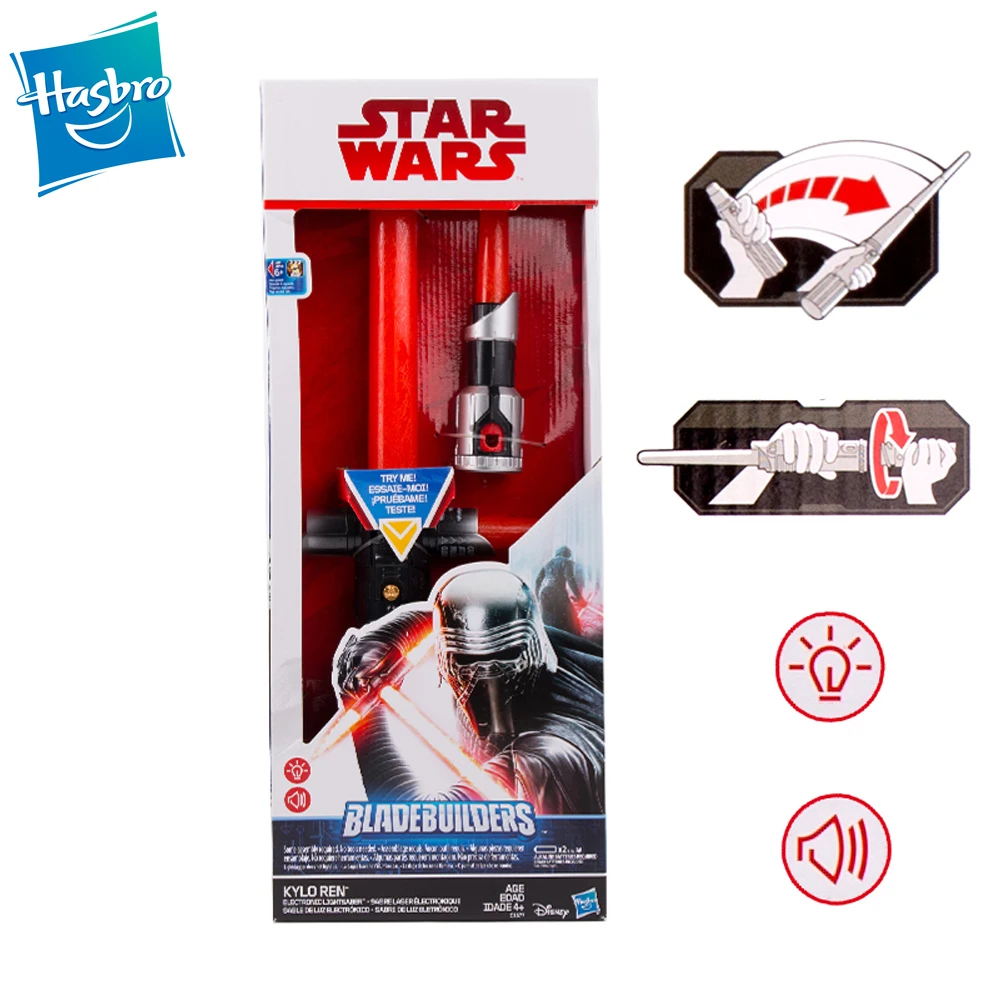 Hasbro Star Wars Lightsaber Darth Vader Rey Lk Mace Windu Težka Dueling Visoke Kakovosti Svetlobo Saber Cosplay Speelgoed Kerstcadeau
