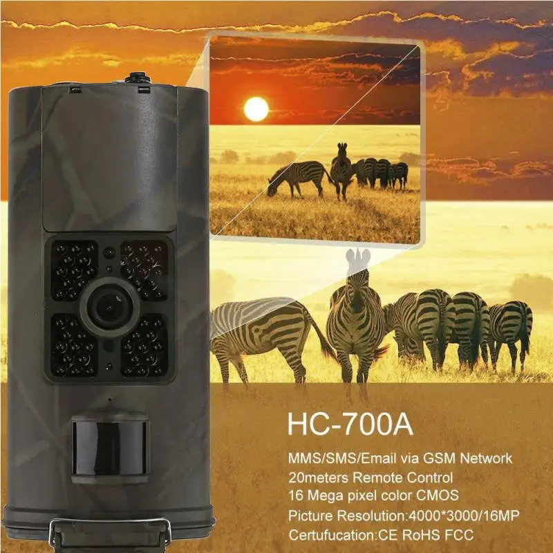 HC700A HC700M HC700G Nepremočljiva Lovske Kamere 16MP 1080P Night Vision Pot Kamere Past LED Sledenje, Nadzor
