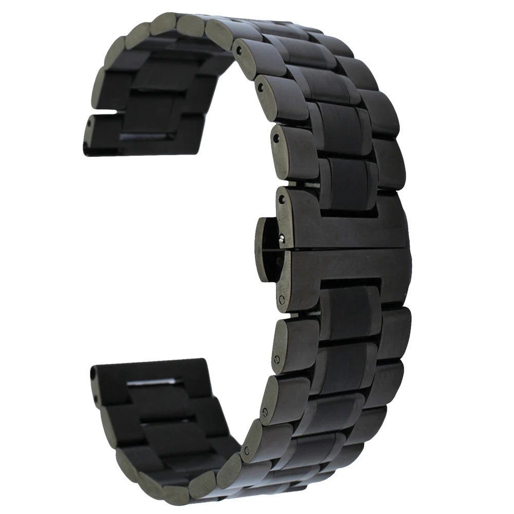 Iz nerjavečega Jekla Watch Band 20 mm 22 mm za TAG Heuer Hitro Sprostitev Kovinski Trak Zanke Zapestje Pas, Zapestnica Črna Srebrna Zlata + Orodje