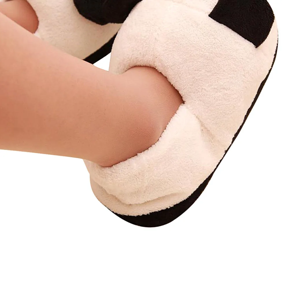 Jaycosin Obutev ženska obutev žensko zimsko obutev Panda Toplo Plišastih Antiskid Zaprtih prostorih doma copate žensk strani calzado mujer 24,5 cm