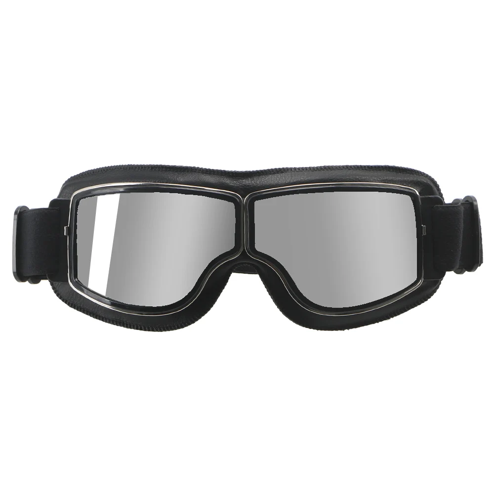 LEEPEE Motoristična Oprema Letnik Očala Polno Kritje Za Skuter Steampunk Čelada Motokros Očala sončna Očala Dustproof