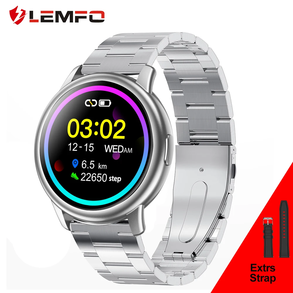 LEMFO Smartwatch 2020 IP68 Vodotesen Moških Dodatno Trak LF28 Fitnes Zapestnica BT5.0 DIY Watch Face za Android IOS