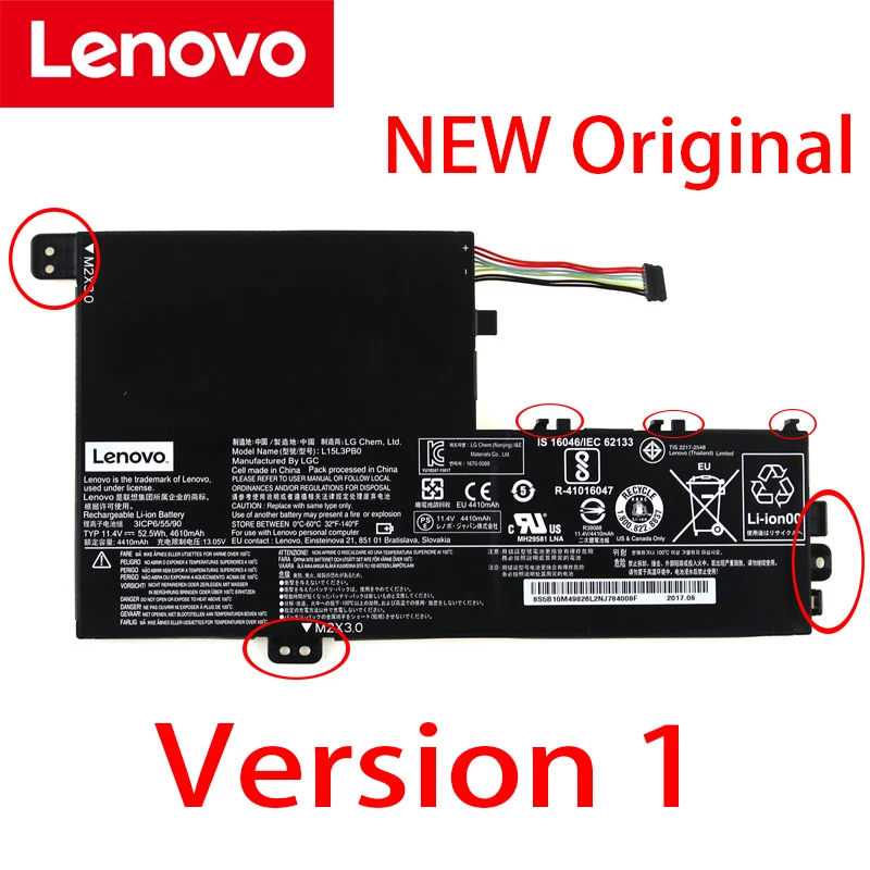 Lenovo NOVA Originalna Baterija Za Lenovo Xiao Xin Chao 7000 / 7000-14 7000-14IKBR 15AST L15M3PB0 L15L3PB0 L15C3PB1