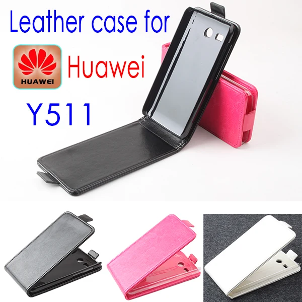 Luksuzni usnjena torbica Za Huawei Y511 pokrovček ohišja ohišje Za Huawei Y 511 Mobilni Telefon primerih zajema Telefonske Vrečke Fundas lupini