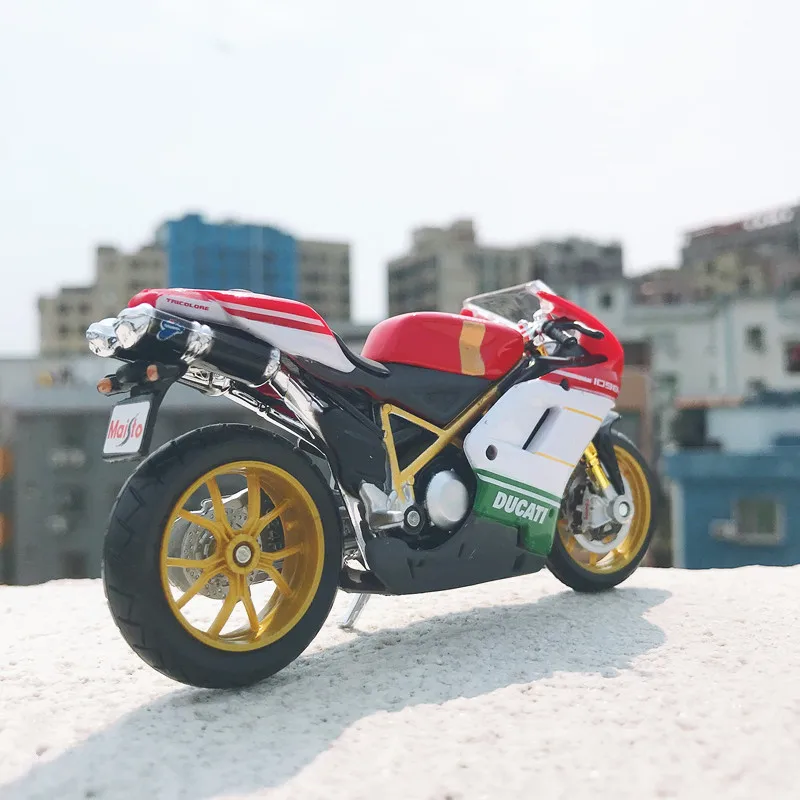 Maisto NOVO 1:18 Ducati 1199 Superle Zlitine Diecast motorno kolo, Model Uporabnih Shork-Absorber Igrača Za Otroke, Darila, Igrače, Zbirka