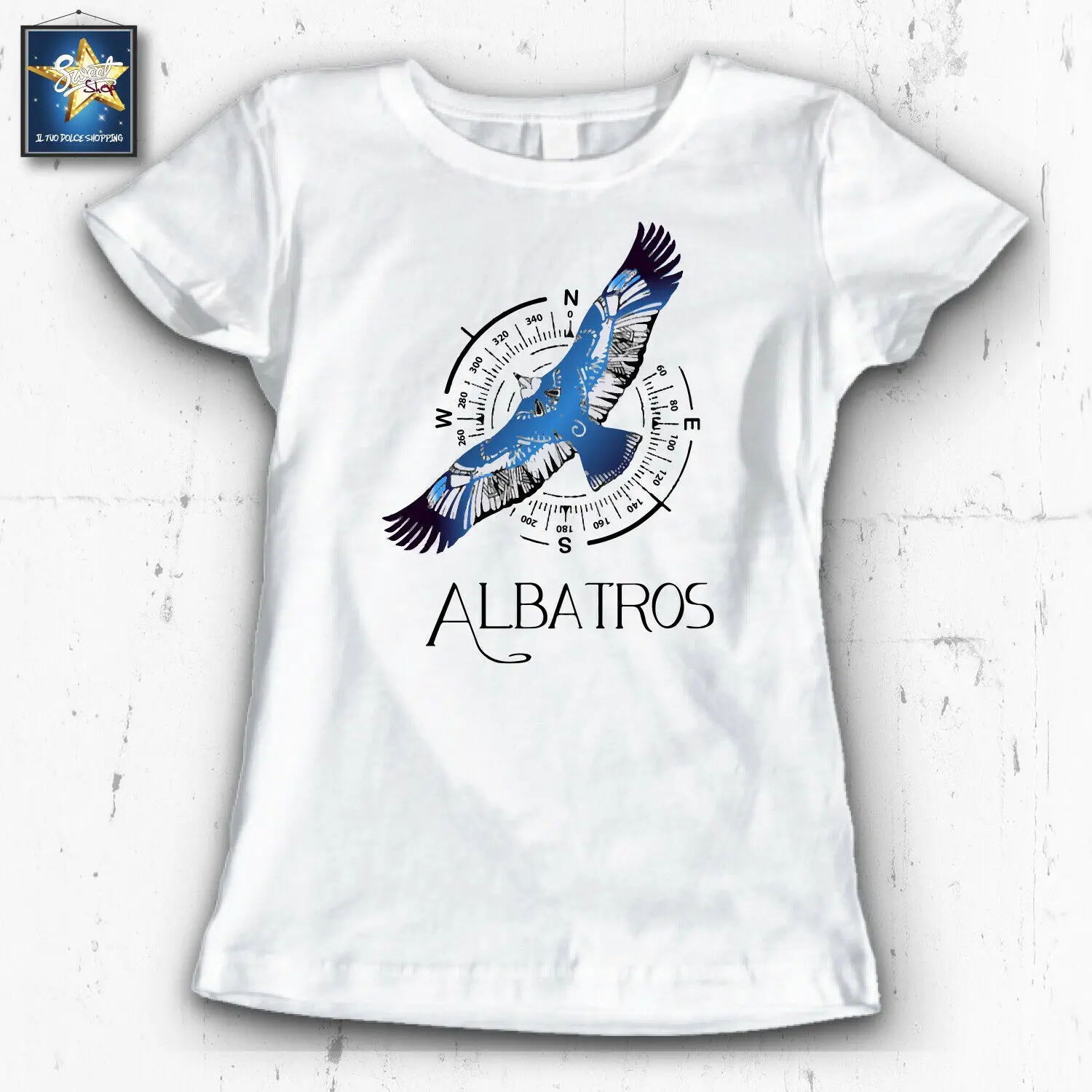 Majica Maglietta Donna Albatros Ek Sanem Ideja Regalo