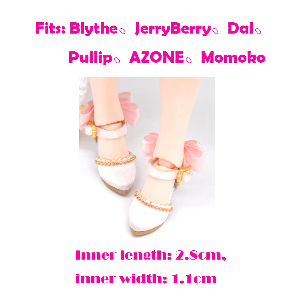 Mini igrače lutka čevlji modni Saten visokih petah ustreza 28-30 cm blyth Azone OB23 OB24 lutke