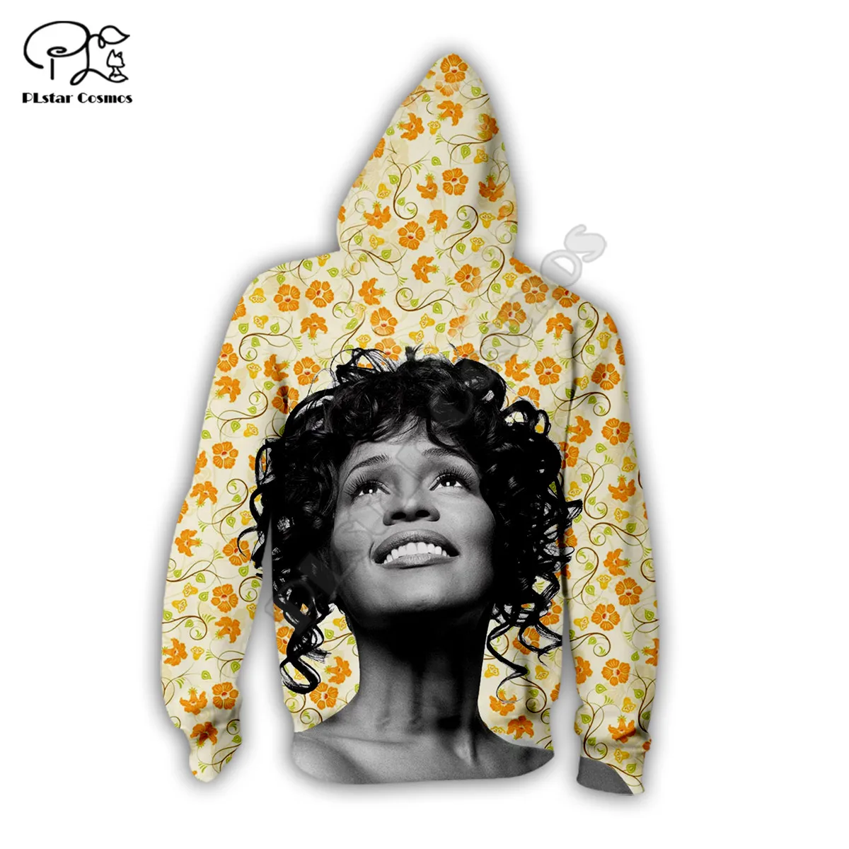 Moda Whitney Houston hoodies 3D natisne Majica Hoodie Harajuku Jeseni Ulične ženske sovražnik moških Športna Trenirka