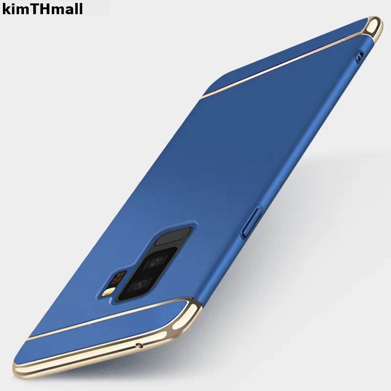 Ohišje Za Samsung Galaxy A6 Kritje A6 Plus primeru Royal Gold Kovinska Prevleka Težko Odstranljivo Ohišje za Samsung A6 Plus primeru kimTHmall