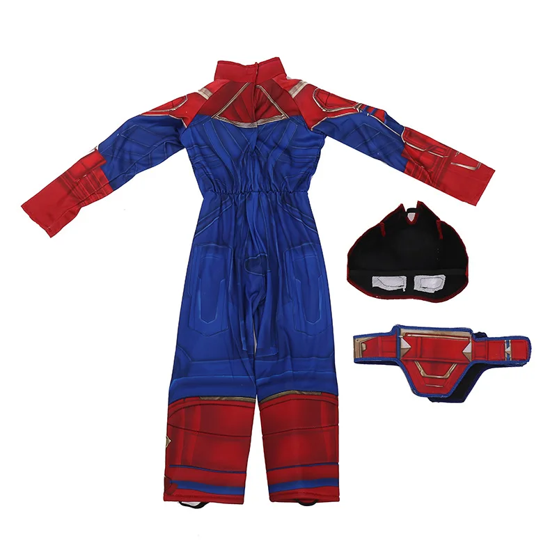 Otroci Film Captain Kostum za Otroka Halloween Kostum za Otroka, Fant Dekle Karneval Uspešnosti Jumpsuits Vlogo Igrajo Obleko