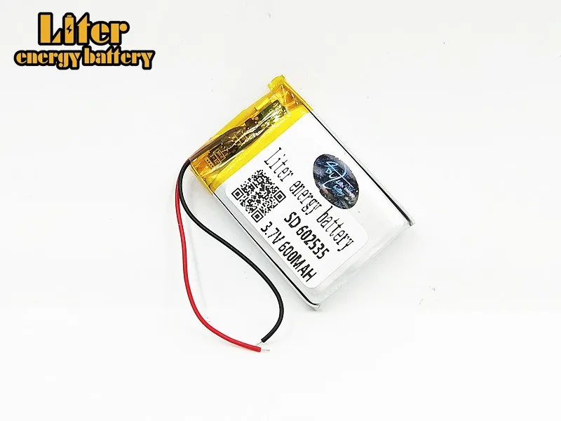 Ponudbe litijeva baterija litij-polimer baterija za ponovno Polnjenje 602535 600 mah 3,7 V Za MP3, MP4 MP5 GPS SREDI Bluetooth Slušalke