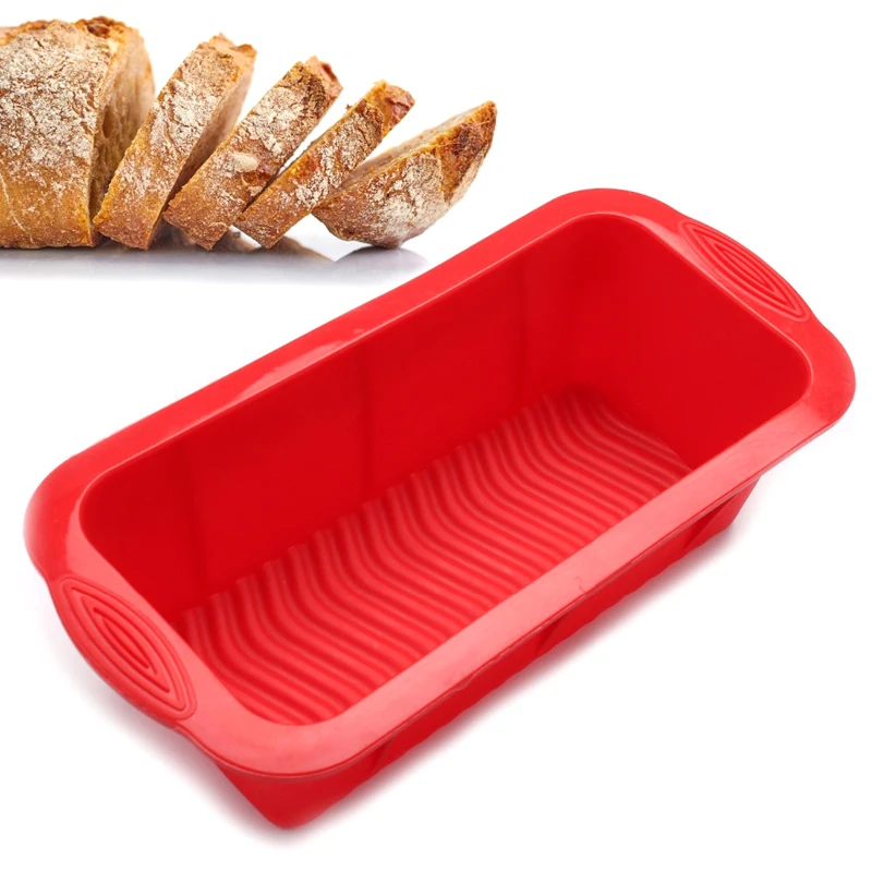 Pravokotnik Peko Plesni Non-Stick Silikonski Torto Plesni Velike Toast, Kruh, Štruca Pan Muffin Torto Plesni Kuhinja Silikonski Pekač Orodja