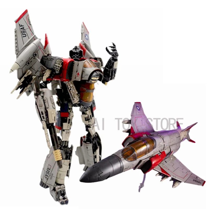 Preoblikovanje Thunder Bojevnik SX01 SX-01 G1 Starscream Blitzwing Letalo Model, KO SPL55 Dejanje Slika Robot Igrače