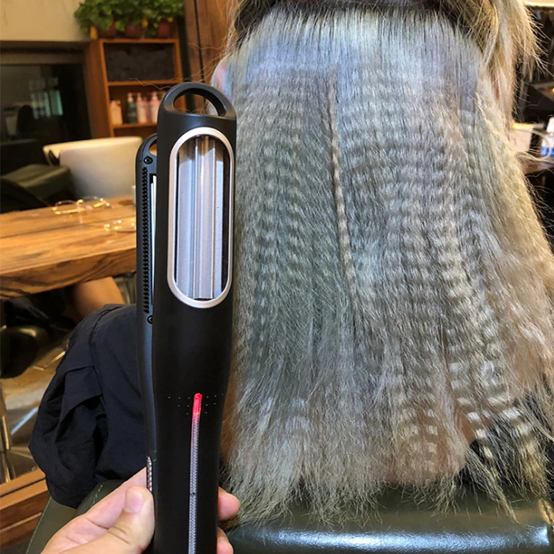 Samodejno Valovita Likalnik za Lase Puhasto Hair Styler Val Valovita Crimper Valovi za Lady Ravnanje Las Železa Styling Orodje
