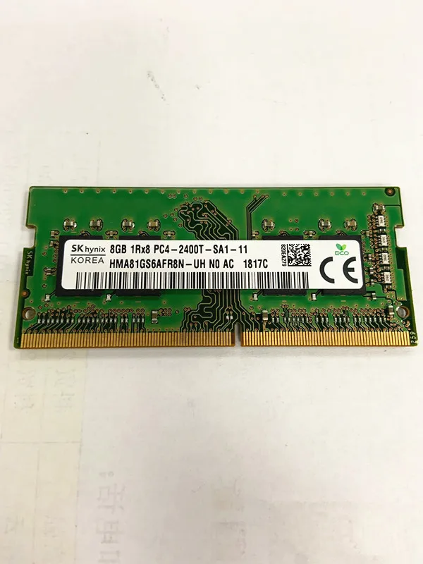 Sk hynix DDR4 8GB 2400MHz RAM 8GB 1RX8 PC4-2400T Prenosni pomnilnik ddr4 ovni
