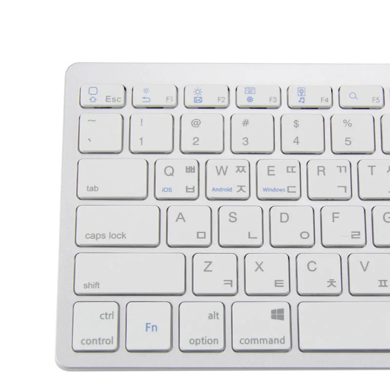 Slim Brezžična Keyboard Layout korejska Različica Za Android, IOS, Windows Tablet UY8