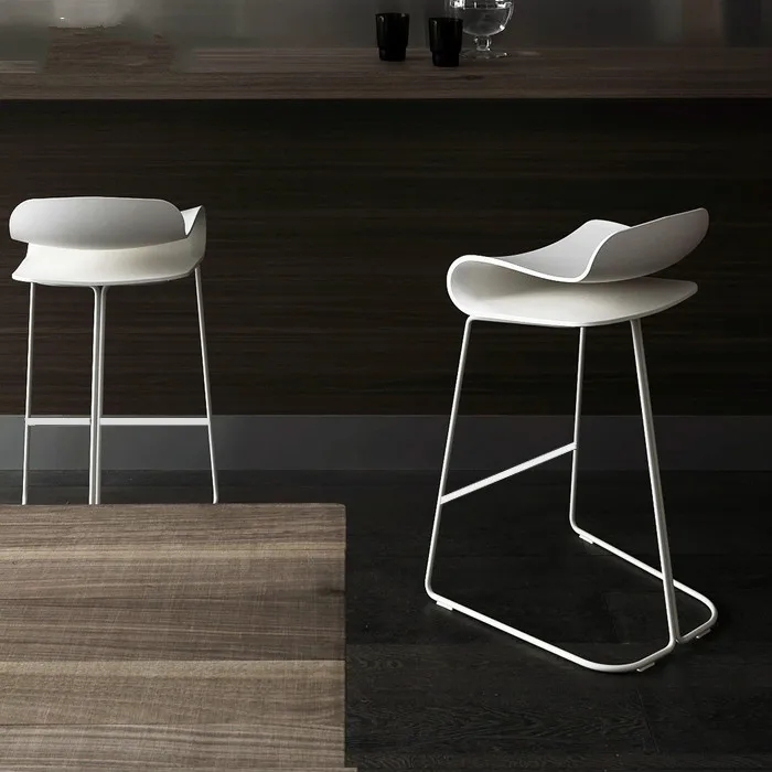 Sodobno minimalistično bar predsednik Evropske kovanega železa bar blatu visoko stol bar stol sprednji vrstici blata