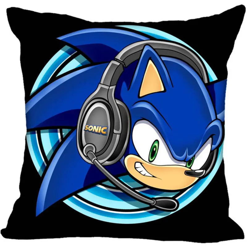 Sonic Hedgehog Anime Slika Igrače Kvadratnih Vzglavnik Perilo Blazine Kritje Sonic Igrača Za Otroke, Fantje Darila Anime Dekoracijo