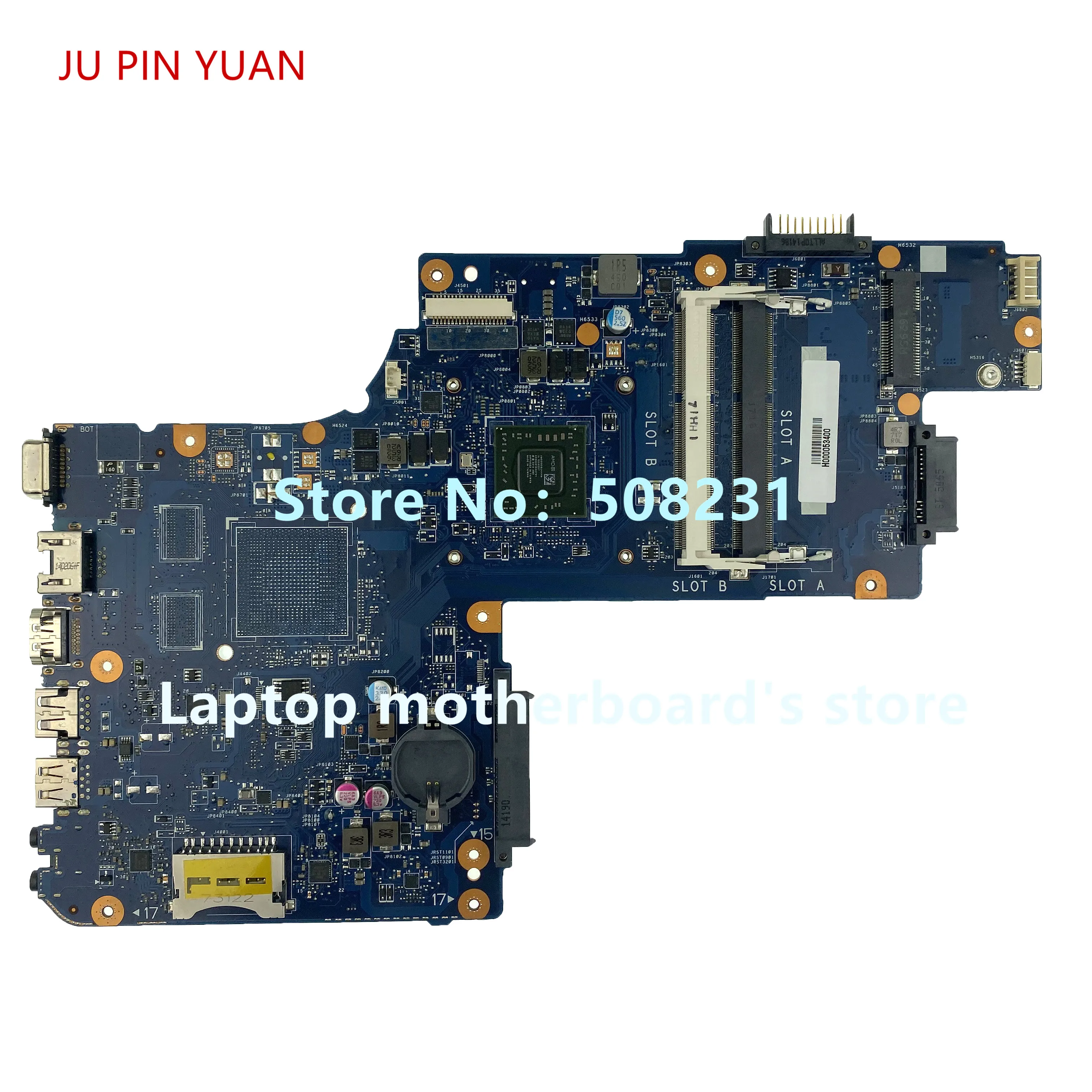 SP PIN YUAN H000053400 Mainboard za Toshiba Satellite C50 C55 C50D C50-D C55D Prenosni računalnik z Matično ploščo popolnoma testirane