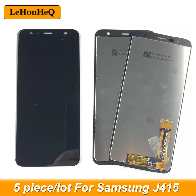 Test 5 kos/veliko AMOLED J415 Zaslon Za Samsung J4 Plus LCD J4 Plus J415 LCD Zaslon na Dotik, Računalnike Skupščine