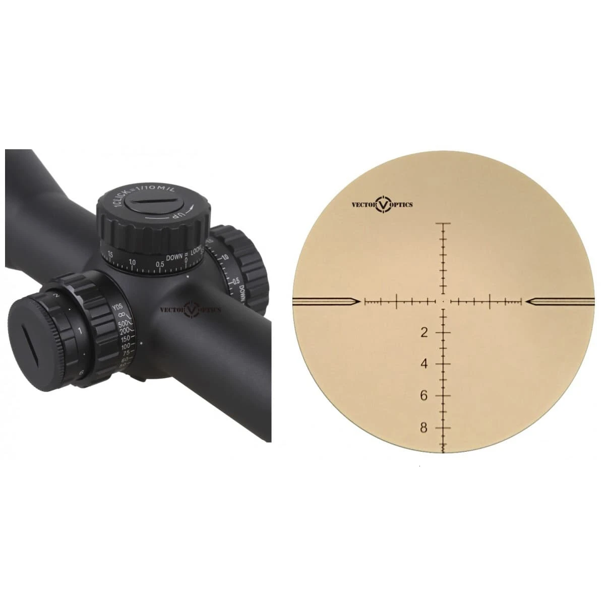 Vector Optics Taurus 3-18x50 FFP Taktično Natančnost Riflescope Visoko Kakovost Dolgo Vrsto Lovska Puška Področje uporabe