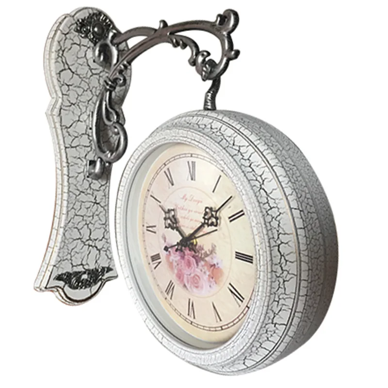 Vintage Dvojno stranicami Stenske Ure Saat Relogio de Parede Watch Velik Digita Stenske Ure Horloge Murale Duvar Saati Reloj de Pared