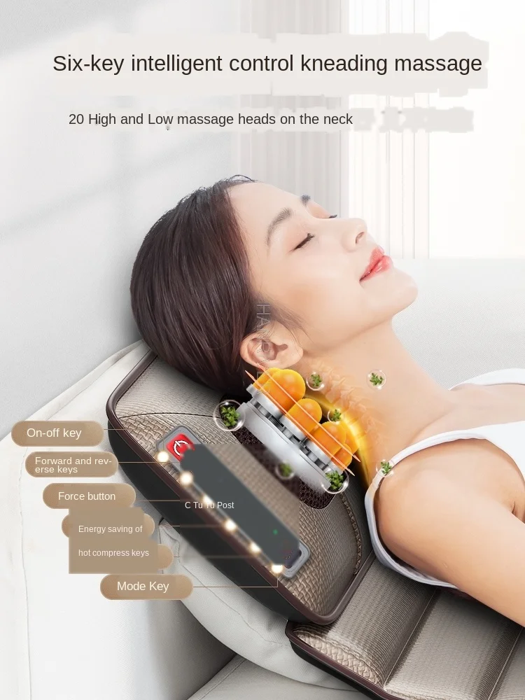 Vratu Massager Večnamensko Celotno Telo Vratu Pasu Nazaj Električni Instrument Odejo Vzmetnice, Blazine Masaža Pad