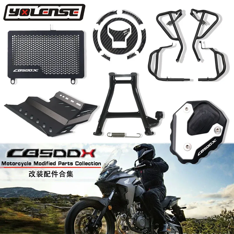 Za HONDA CB500X CB 500 X CB 500X 2019-2020 Motocikel pribor Crash Bar Pod Zaščito Motorja Oporo Parkirno Stojalo