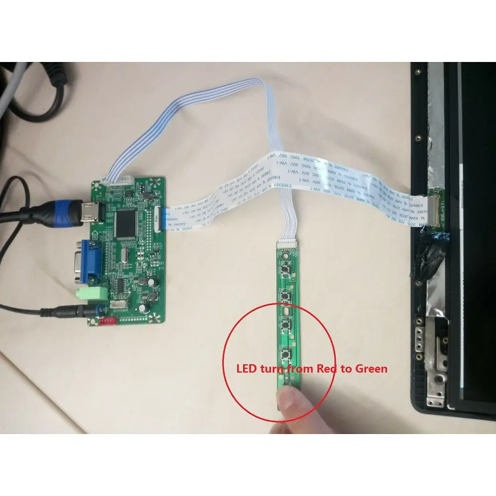 Za LP156WF6(SP)(H1)/(SP)(H2)/(SP)(H3) LED DRIVER EDP HDMI ZASLON EDP LCD DIY 15.6
