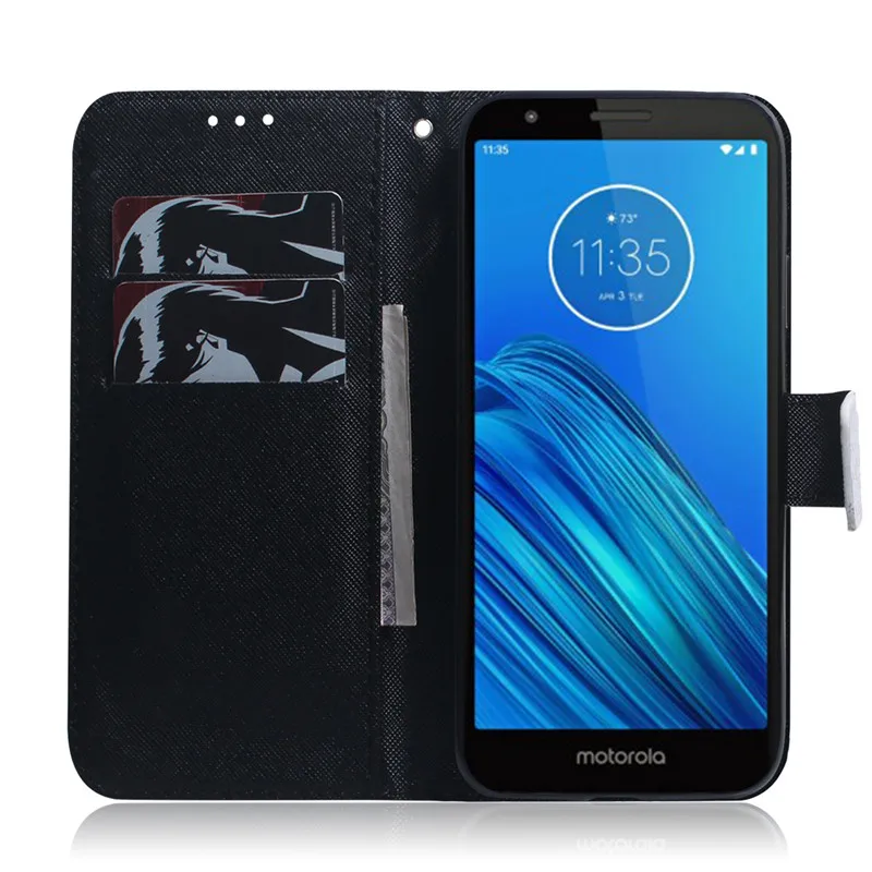 Za Motorola Moto E6 Primeru Zajema Luksuzni Magnetni Flip Usnje Primeru Telefon za Coque Motorola MOTO E 6 E6 Plus G8 Igrajo Primerih Etui